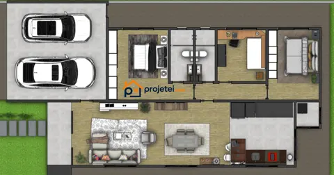 Render do projeto Castro
